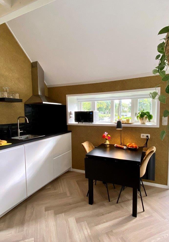 Keuken van het tinyhouse